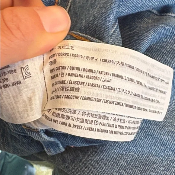 Abercrombie & Fitch The Baggy Low Rise Curve Love Jeans Size 6 - Picture 4 of 7